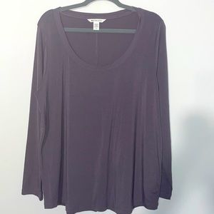 Athleta long sleeve light purple tshirt size large